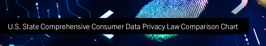 State Comprehensive Consumer Data Privacy Law Comparison